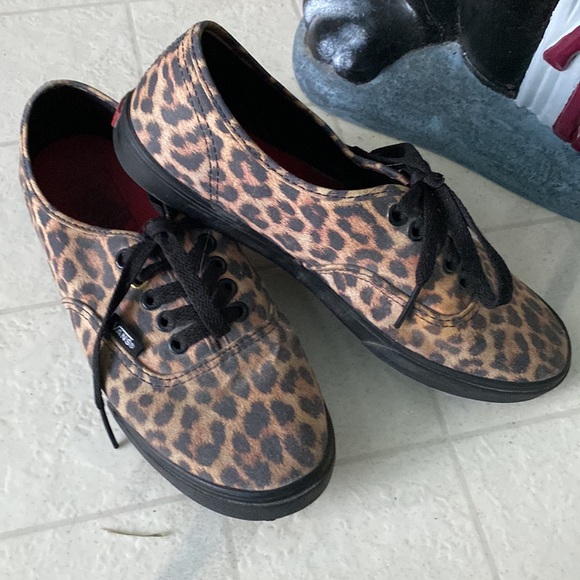 Vans Leopard Print Sneakers - Picture 2 of 6
